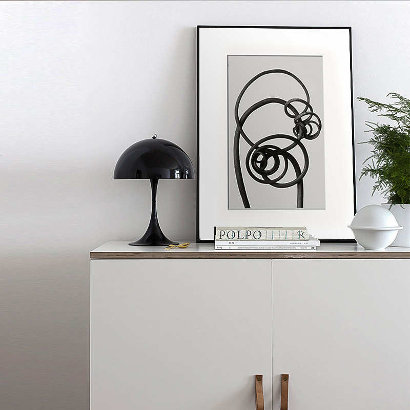 现代装饰画黑白植物摄影客户办公室沙发背景挂画艺术微喷玄关摆画