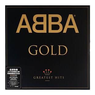 正版ABBA 阿巴合唱团Gold Back To Black 首批带编码2LP黑胶唱片