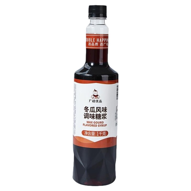 广禧优品冬瓜糖浆1kg 焦糖台式烤奶汁冬瓜露蜜茶商用奶茶店专用糖
