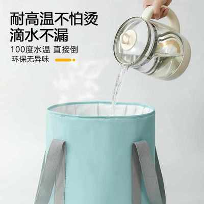 可折叠泡脚桶高深过小腿旅行便携式泡脚袋家用足浴神器洗脚盆恒温