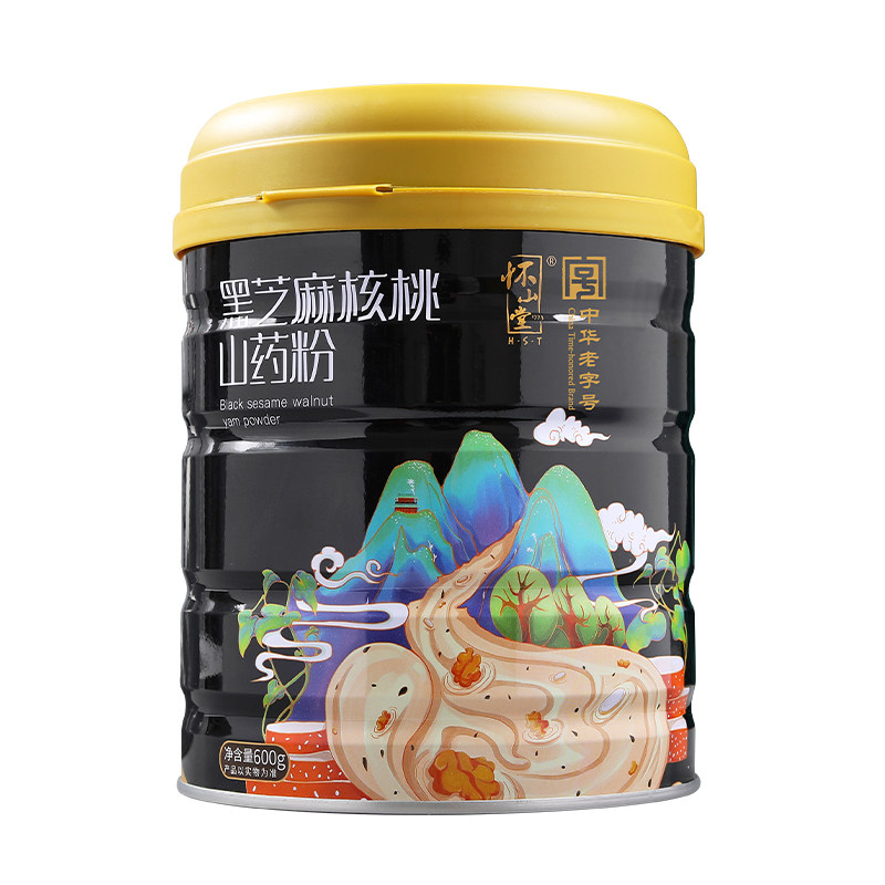 怀山堂黑芝麻桃核铁棍山药粉