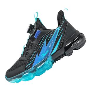 男童运动鞋夏季晋江童鞋2026新款胖脚加大码跑步鞋旋转扣儿童鞋子