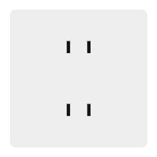 86型四孔插座暗装家用电源墙壁两位二孔2孔4孔多孔开关插座面板