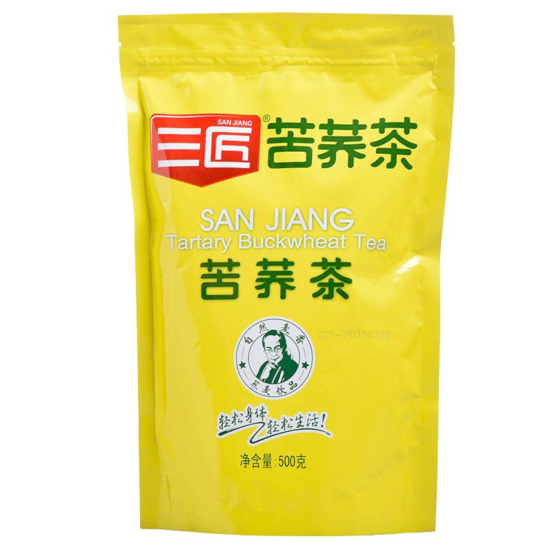 三匠苦荞茶500克 四川大凉山黄苦荞茶 香茶 餐饮酒店茶楼饭店专用
