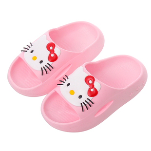 可爱卡通儿童拖鞋女孩厚底防滑软底踩屎感宝宝公主静音凉拖男童夏