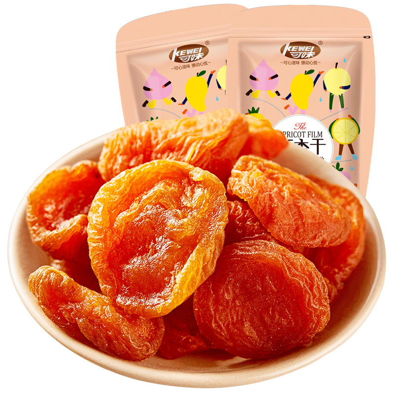 软糯红杏干无核即食香甜