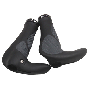 正品捷安特自行车把套山地车副把橡胶防滑手把套一体锁死把套配件