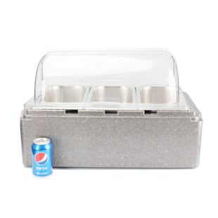 特厚epp保温箱商用摆摊泡沫箱冷藏不锈钢份数盆盘学校米饭菜送餐