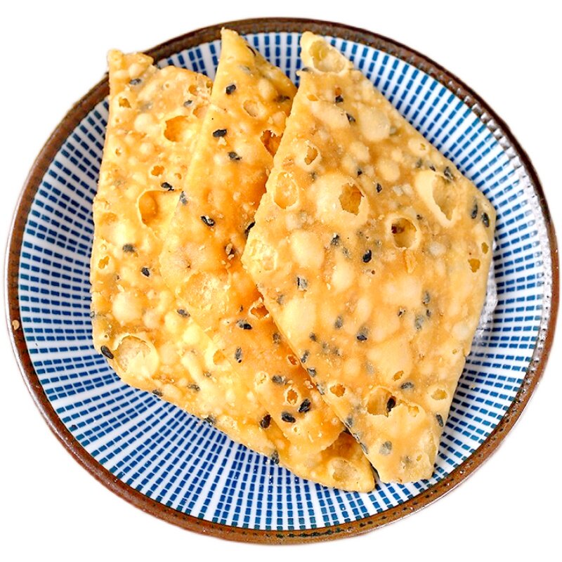 淮香脆手工油炸麻叶焦叶子酥脆馓子麻花零食带芝麻安徽特产包邮