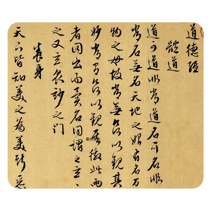 道德经行草书法成人临摹毛笔字帖
