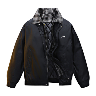 贵人鸟美式夹克外套男女款2026年春秋季新款加厚棉服情侣冬装棉衣