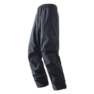 吉普可拆卸羽绒裤男款外穿冬季新款三合一冲锋裤保暖防风女士裤子