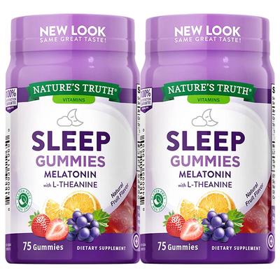 2瓶美国自然之珍褪黑色素软糖