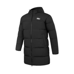 乔丹三防羽绒服男2025年冬季新款中长款加厚保暖鸭绒外套男女同款