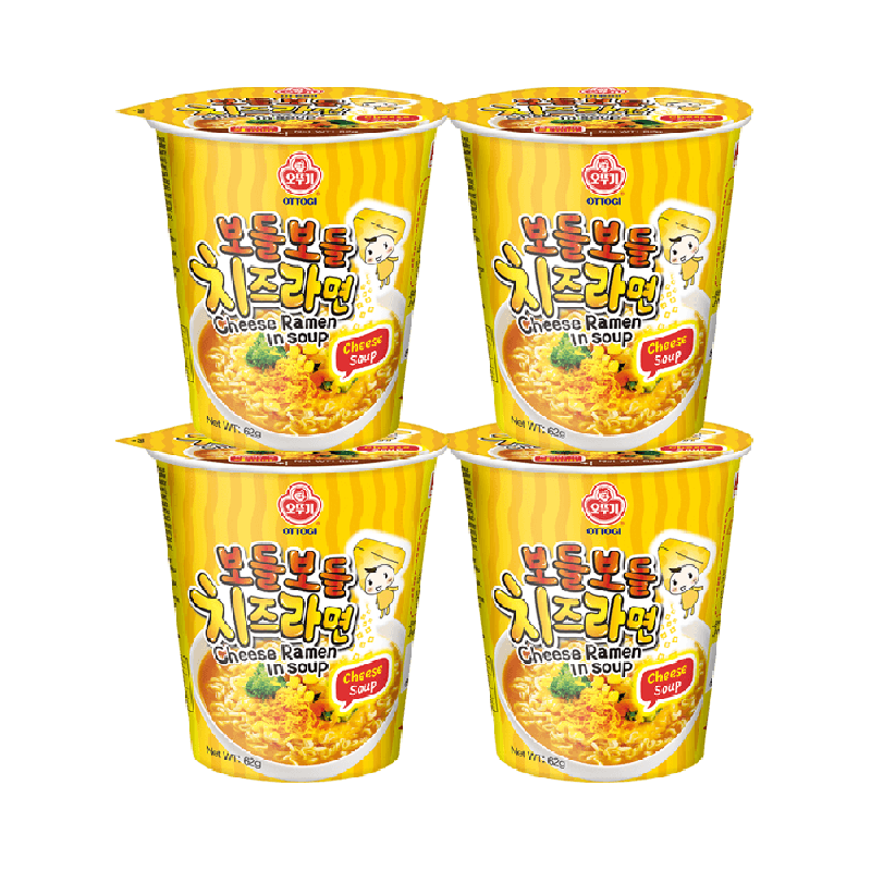 不倒翁芝士拉面韩国进口速食泡面