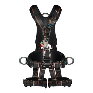 山都澳高空作业安全带五点式风电户外专用国标双钩缓冲套装防坠器
