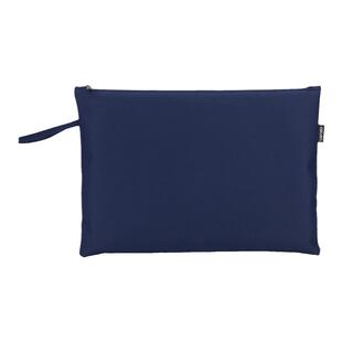 得力拉链文件袋软质布料A4公文收纳袋不透明试卷资料夹学生办公用档案袋考试科目分类大容量轻便文件袋子文具