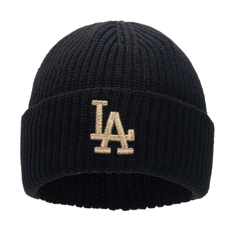 MLB情侣秋冬保暖针织毛线帽