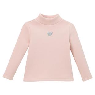 女童高领打底衫冬装2025新款儿童蚕丝保暖长袖T恤小女孩内搭上衣