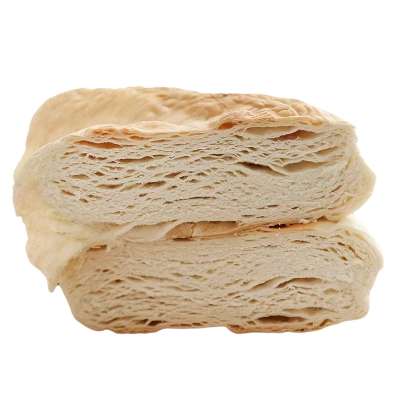 山东特产潍坊全麦千层火烧纯手工杠子头低脂面食硬面麦香烧饼馒头