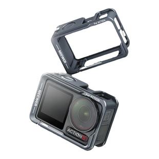 NEEWER纽尔适用大疆Action6/5Pro/4/3兔笼金属保护框运动相机灵眸防摔散热侧开快装保护自拍录像骑行滑板配件