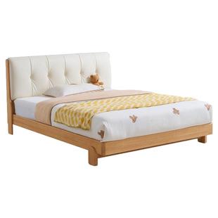 林氏家居儿童床全实木男孩女孩卧室床1米5单人床公主床2025新款