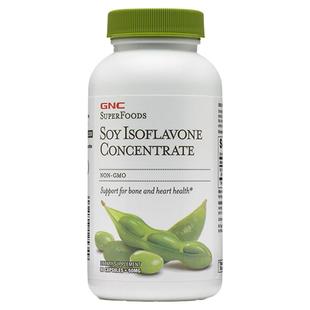 美国原装进口gnc健安喜大豆异黄酮软胶囊90粒天然雌激素 女性营养