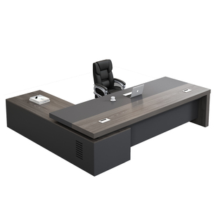 老板桌办公桌简约现代单人电脑桌椅组合轻者高级感大班台办公室桌