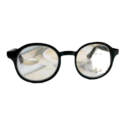 棉花娃娃用眼镜20cm娃娃用眼镜圆形公仔眼镜无属性可爱娃娃配饰