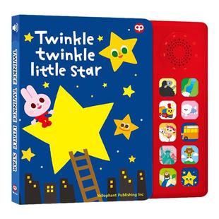 sss英语启蒙儿歌发声书0-3岁宝宝磨耳朵英文童谣撕不烂绘本有声书