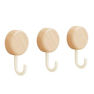 奶油风挂钩创意可爱强力粘胶粘钩浴室厨房挂衣钩免打孔墙上墙壁挂