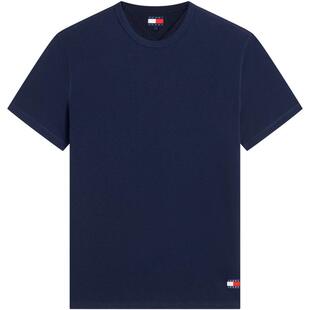 【父亲节礼物】Tommy26春夏男女华夫格肌理美式休闲短袖上衣T恤