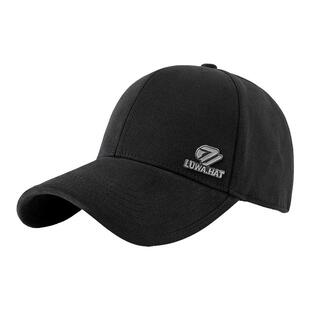 路瓦冬天帽子男加绒保暖棉质棒球帽青中年后封口防寒不露头鸭舌帽