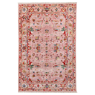 视觉味道进口羊毛复古客厅地毯  阿富汗手工编织高级感中古大地毯