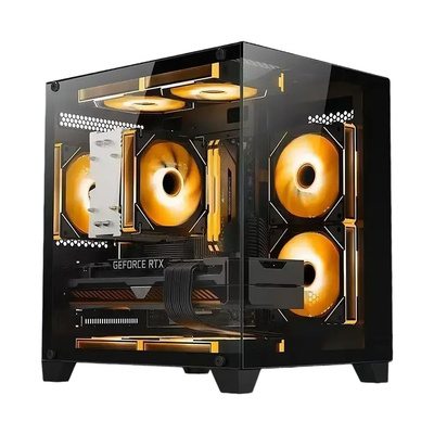 华硕主板DIY海景房组装电脑9600X/9700X搭5060/5060Ti显卡三角洲行动台式游戏主机电脑