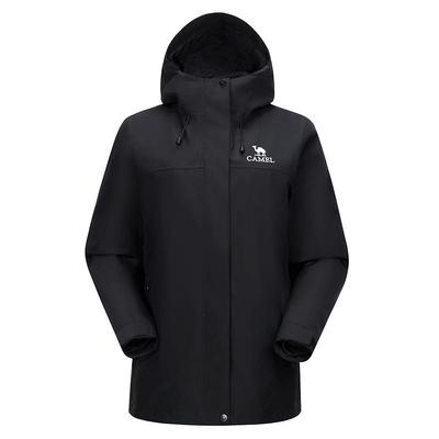 【羽绒内胆】骆驼户外冲锋衣女三合一羽绒服外套男冬季防水登山服
