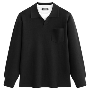 【商场同款】太平鸟男装 潮流针织衫假两件领口毛衫男B1EBG1220