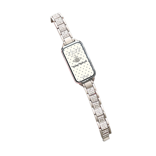 适用华为手环B7/B6表带女款金属满钻腕带华为手环b5/b3女生新款创意可调节配件b7/b6智能运动高级感替换带