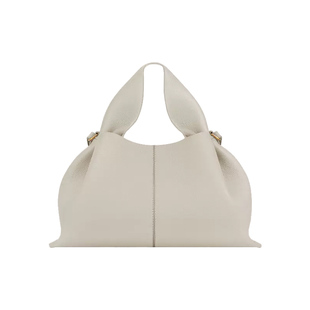 【礼物】Polene波灵恩Number Nine 荔枝纹牛皮云朵包手提斜挎包