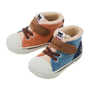 Mikihouse日本制男女童鞋经典配色秋冬时尚好看保暖鞋子Double_B