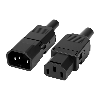 15A/10A/250V三芯品字插头公母