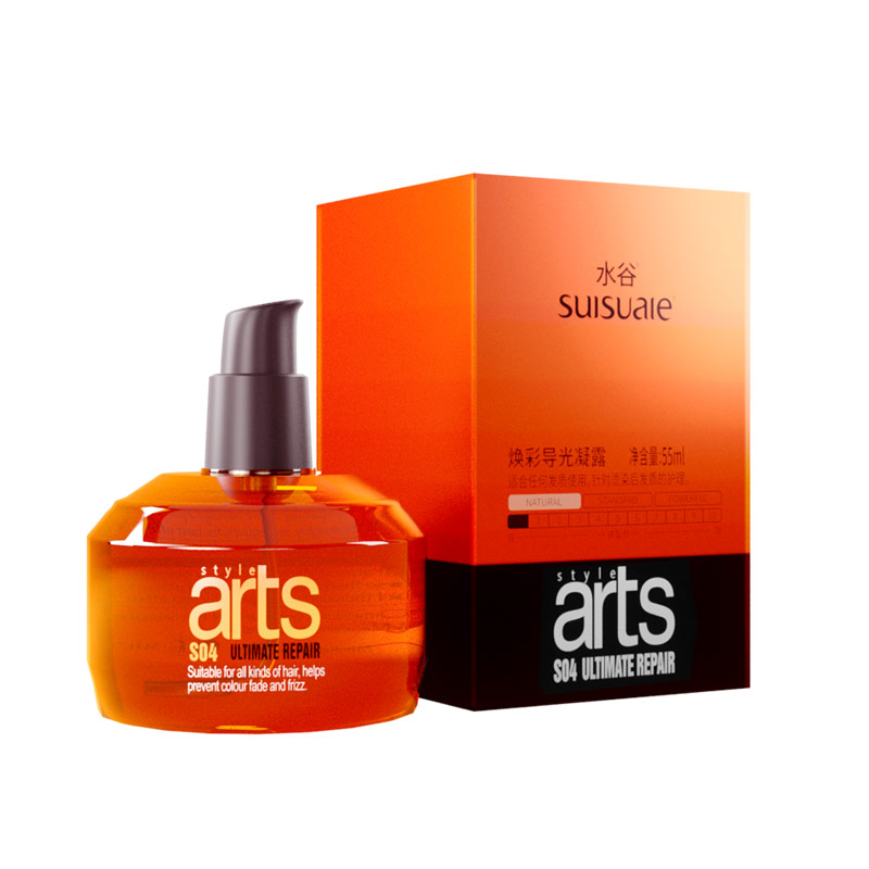 正品水谷精油焕彩导光凝露幻彩发油护理烫染护色防毛躁开叉S04女
