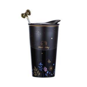 星空陶瓷带盖情人节礼物咖啡杯
