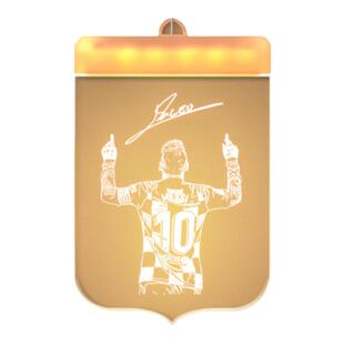 梅西姆巴佩周边小夜灯足球c罗内马尔萨拉赫球迷礼物装饰挂件挂画