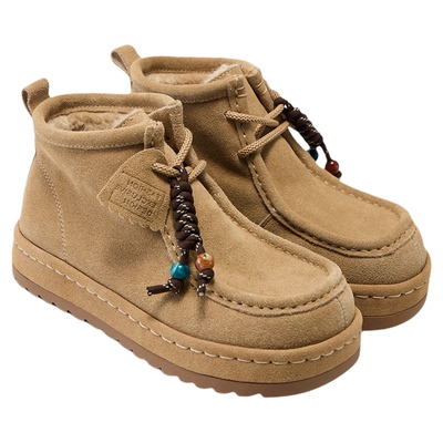 fed加绒袋鼠鞋冬季新款女靴厚底短靴时尚马丁靴女款S1128-YAB170