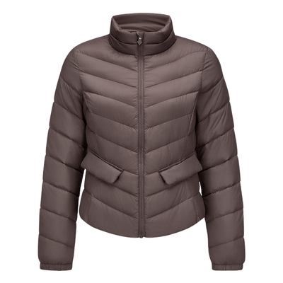 Skechers斯凯奇女士防风保暖舒适梭织短款羽绒外套 P424W176/0547