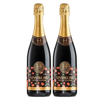 【自营】澳洲进口0度无醇葡萄酒咖啡味无酒精起泡气泡酒赠香槟杯