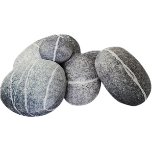 创意鹅卵石抱枕仿真石头坐敦靠垫家居装饰车展道具摆设