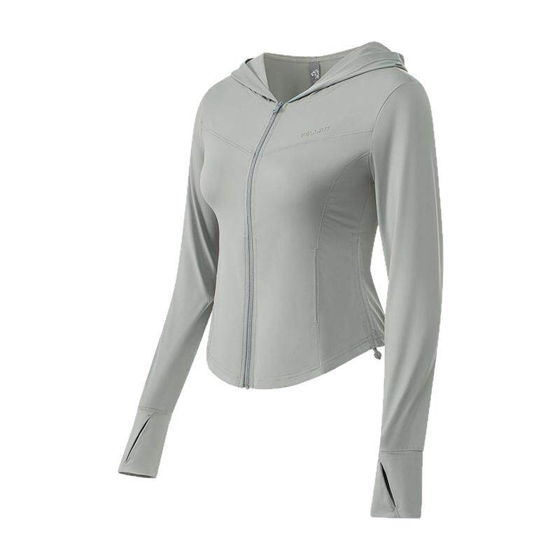 【小光盾S】伯希和修身防晒衣女新款户外跑步冰丝连帽运动防晒服