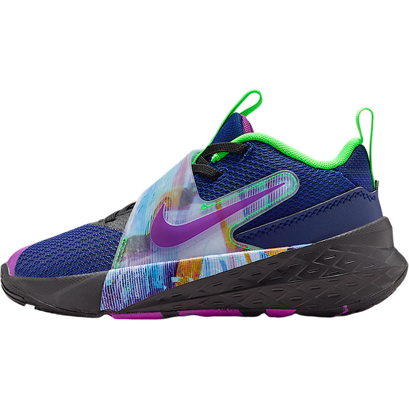 Nike/耐克正品Team Hustle D 12小童透气减震篮球鞋HV2290-400